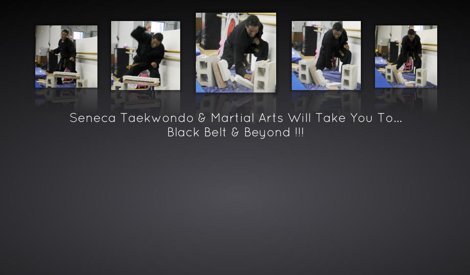 Seneca Taekwondo & Martial Arts Will Take You To… Black Belt & Beyond !!!